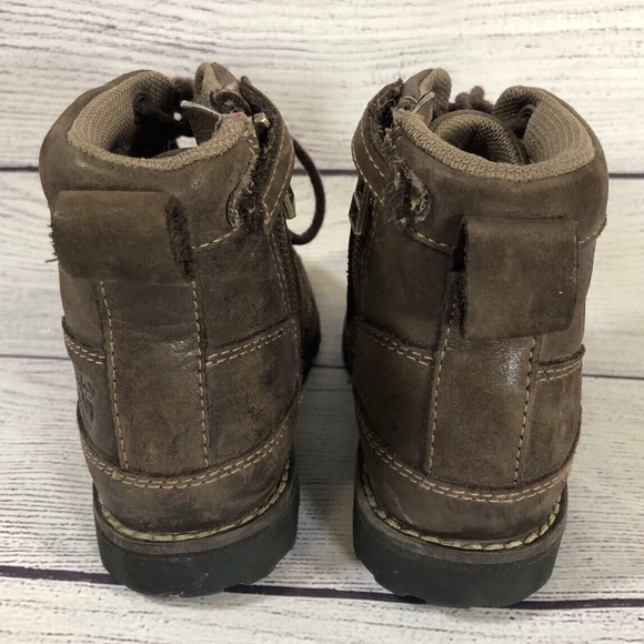 Timberland size 10 brown distressed leather boot - Picture 8 of 8